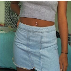 Denim skirt